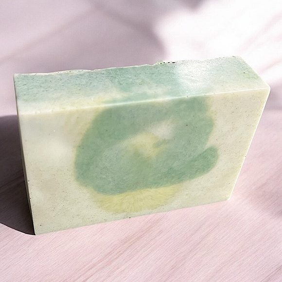 Leather HANDMADE soap DONKEY milk & coconut oil 2x3 inch 6oz - Picture 1 of 3